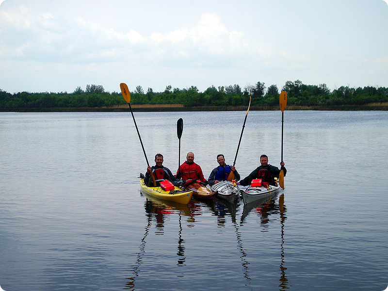 sea kayak lessons at Pike Lake, Saskatchewan
